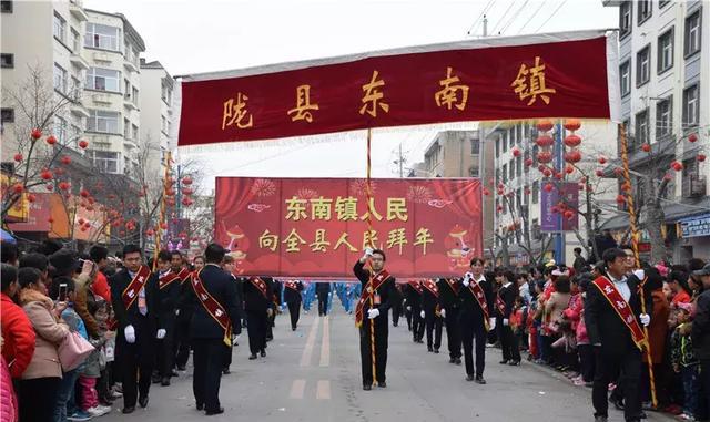 刚刚结束，陇县正月十五元宵节社火大型游演高清大图来咯！