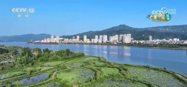 碧水秀美 山峦如黛 俯瞰华夏大地湖光山色景如画