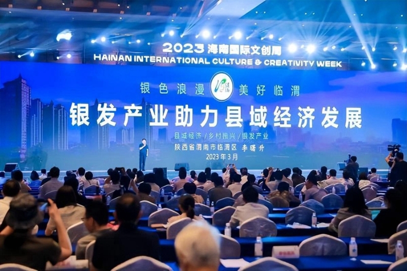 临渭区受邀参加2023海南国际文创周主论坛，临渭区委书记李曙升作主题演讲。